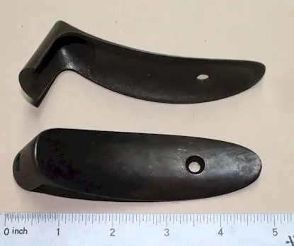 Buttplate Winchester crescent metal 1890, 1892, 1894, 1895, 1885, and late production 1886, large cal 1873 ORIGINAL