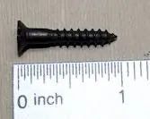 Buttplate screw Winchester 1906 and 1902, inscribed flowered-head (SINGLE screw) ORIGINAL