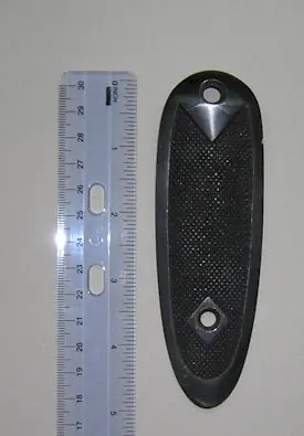 Buttplate Winchester checkered Aluminum CLAW style ORIGINAL