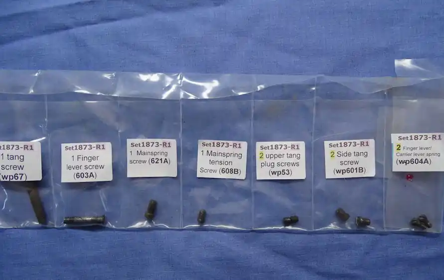 .Screw Set Winchester 1873 FIRST model CARBINE