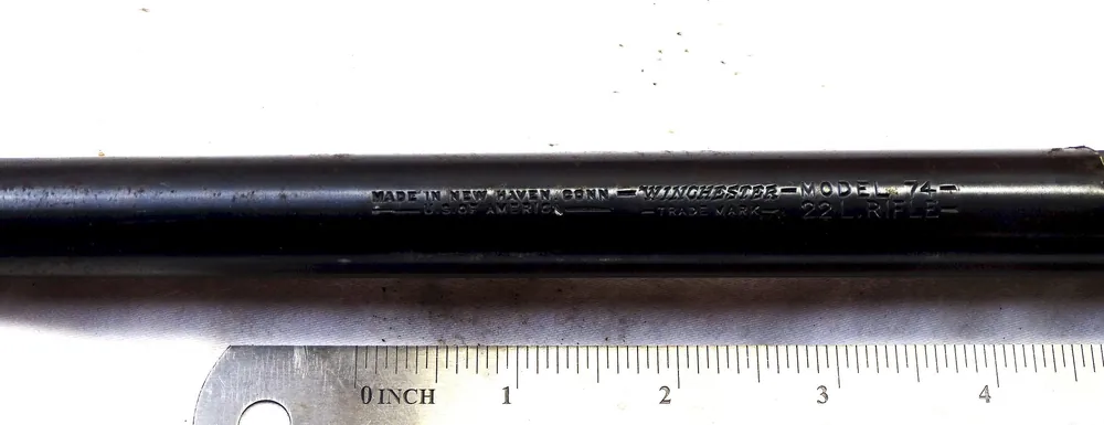 Barrel Winchester 74 EXCELLENT condition ORIGINAL