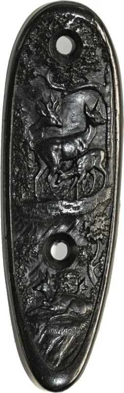 Buttplate H. Dumoulin European Deer Scene Rifle
