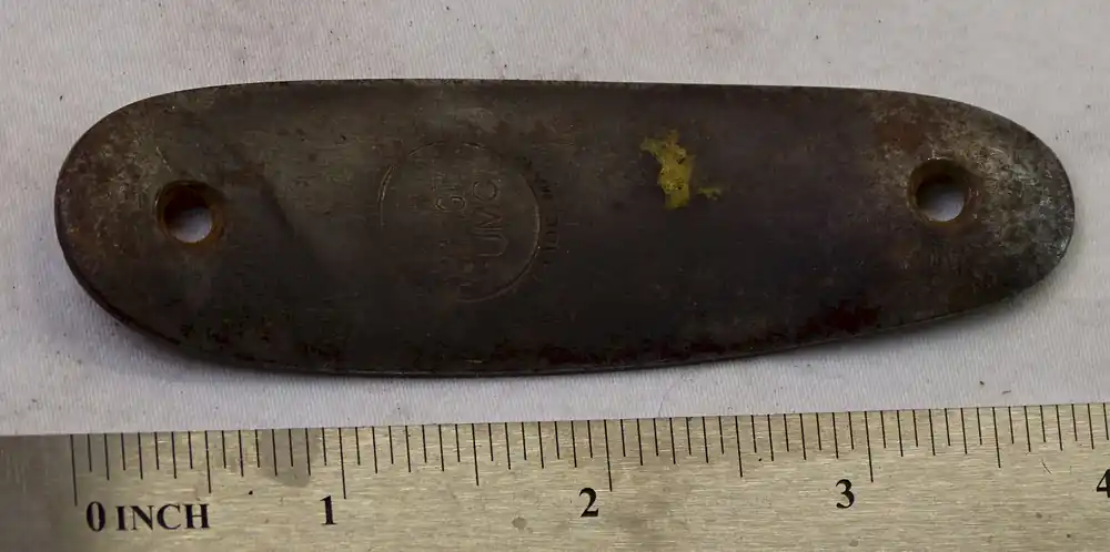Buttplate (metal) Remington No. 6 ORIGINAL