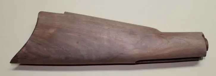 Stock Winchester 1873 Rifle (uses LONG tang crescent buttplate) Black Walnut NEW