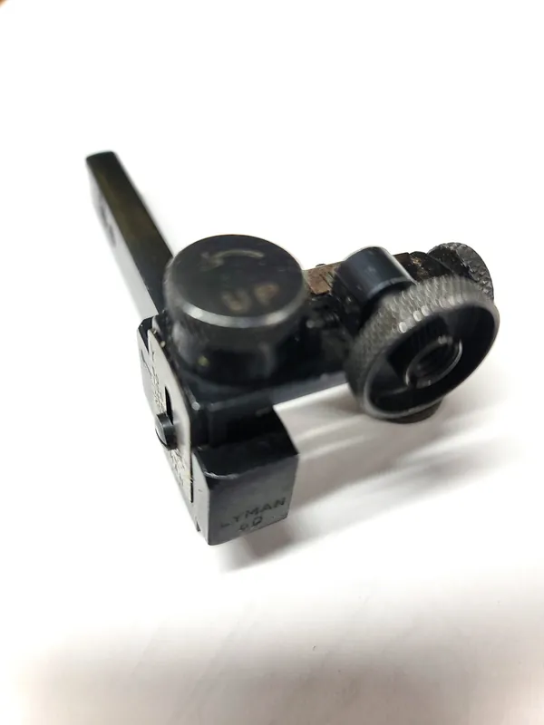 Sight – Rear Peep Lyman No. 60 peep-sight for Winchester 69 72 75