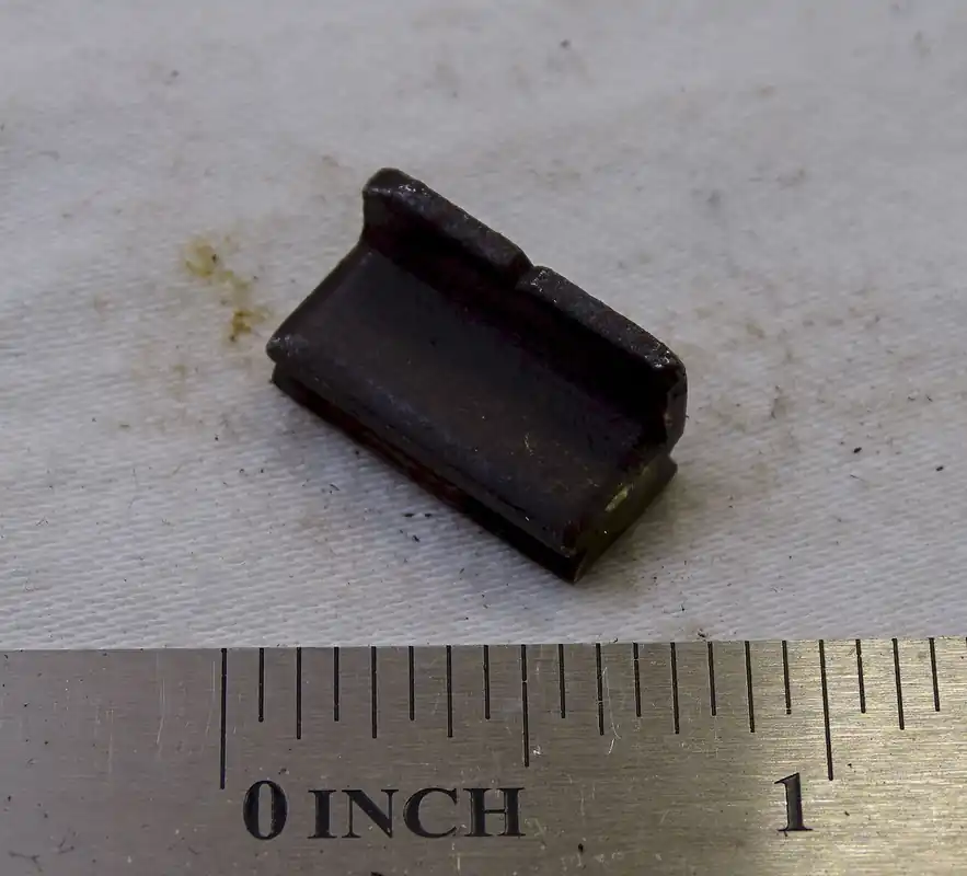 Sight – Rear Fixed-V Stevens Tip up rifle ORIGINAL