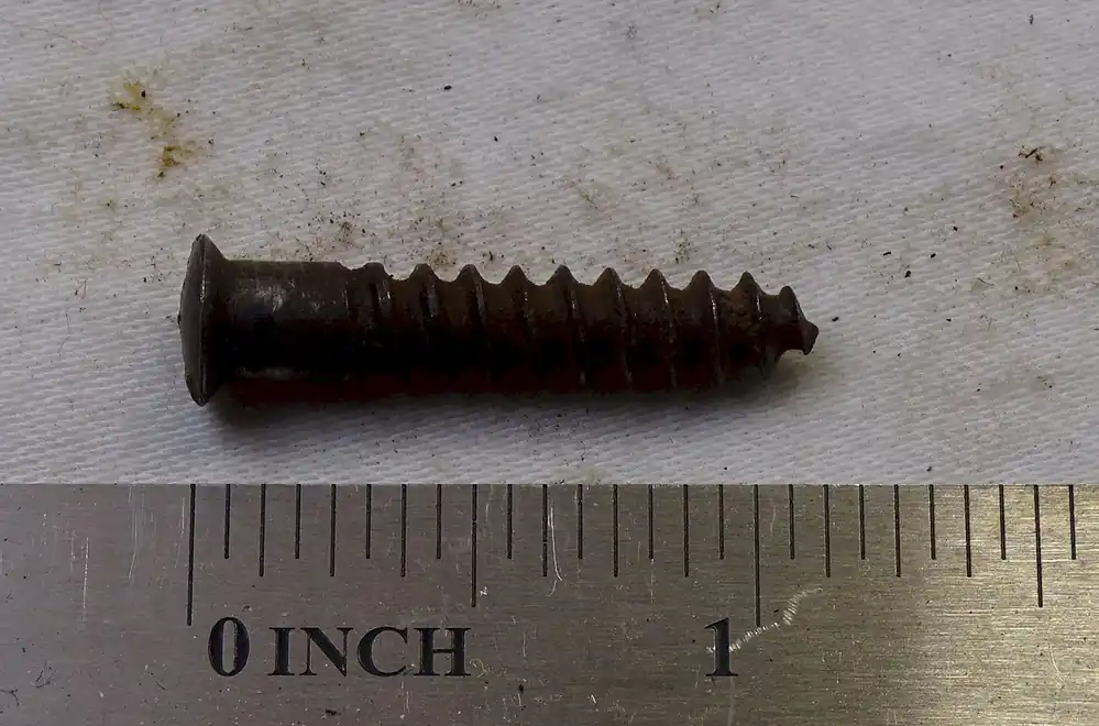 Buttplate SCREW Stevens Tip up rifle Swiss style ORIGINAL