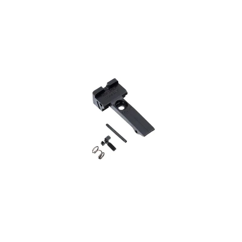 REAR SIGHT, COLT PYTHON/ANACONDA, BATTLESIGHT, ADJUSTABLE, SERRATED BLADE, BLACK