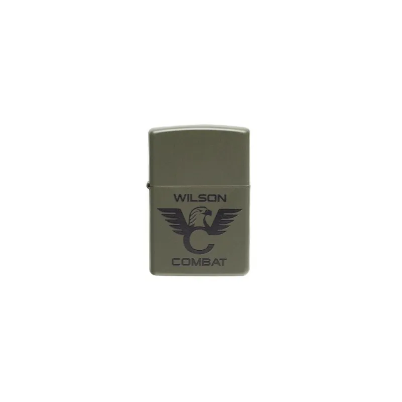 LIGHTER, ZIPPO, WILSON COMBAT LOGO, OD GREEN