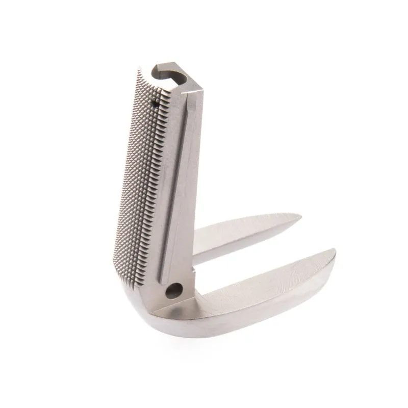 MAGWELL, ONE-PIECE, CHECKERED, BULLET PROOF, FULL-SIZE, ROUND BUTT, STAINLESS