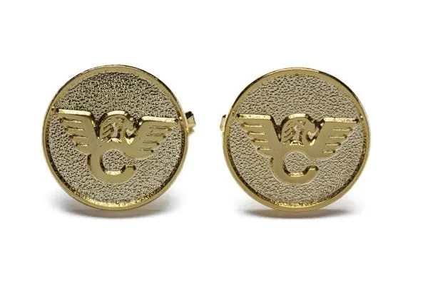 MEDALLION, GOLD PLATED, WILSON COMBAT, SET OF 2