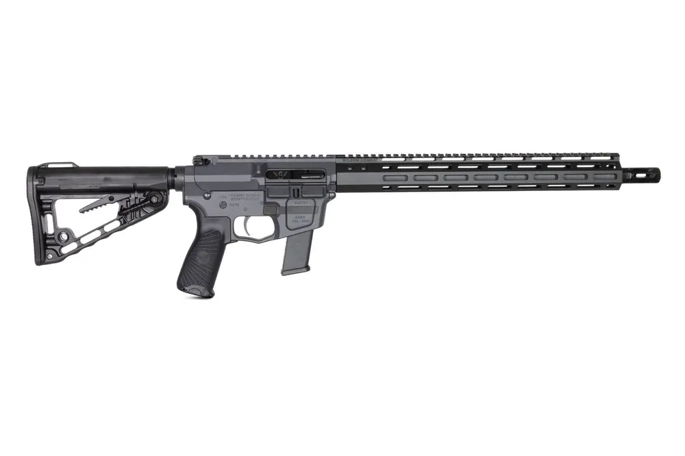 AR9 Carbine, Glock Receiver, 9mm, 16″ Barrel, 1-10 Twist, Gray