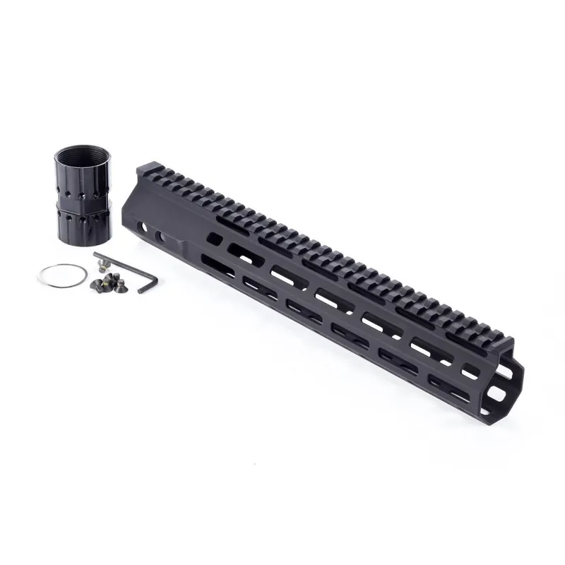 HANDGUARD, AR-10, M-LOK, 12.6″, BLACK ANODIZE