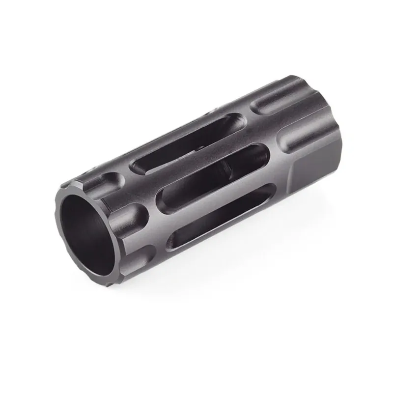MUZZLE BRAKE, Q-COMP, .30 CALIBER, 5/8″X24, BLACK