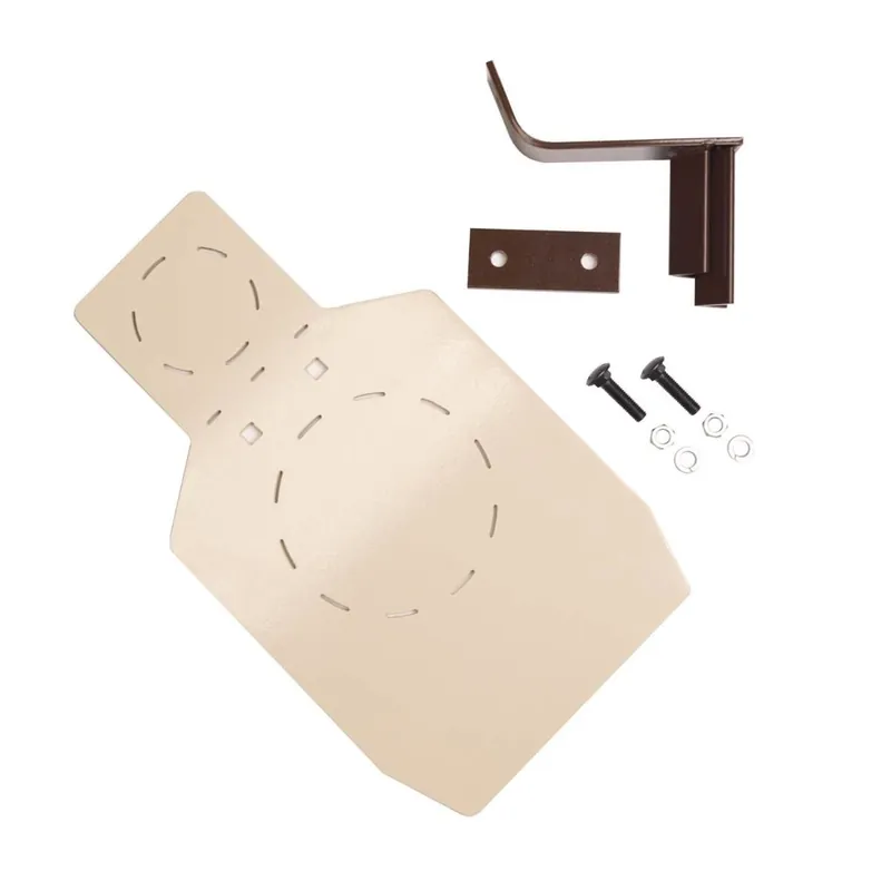 TARGET PLATE, 12″X21″, SCORABLE SILHOUETTE, WITH MOUNTING BRACKET AND BOLTS