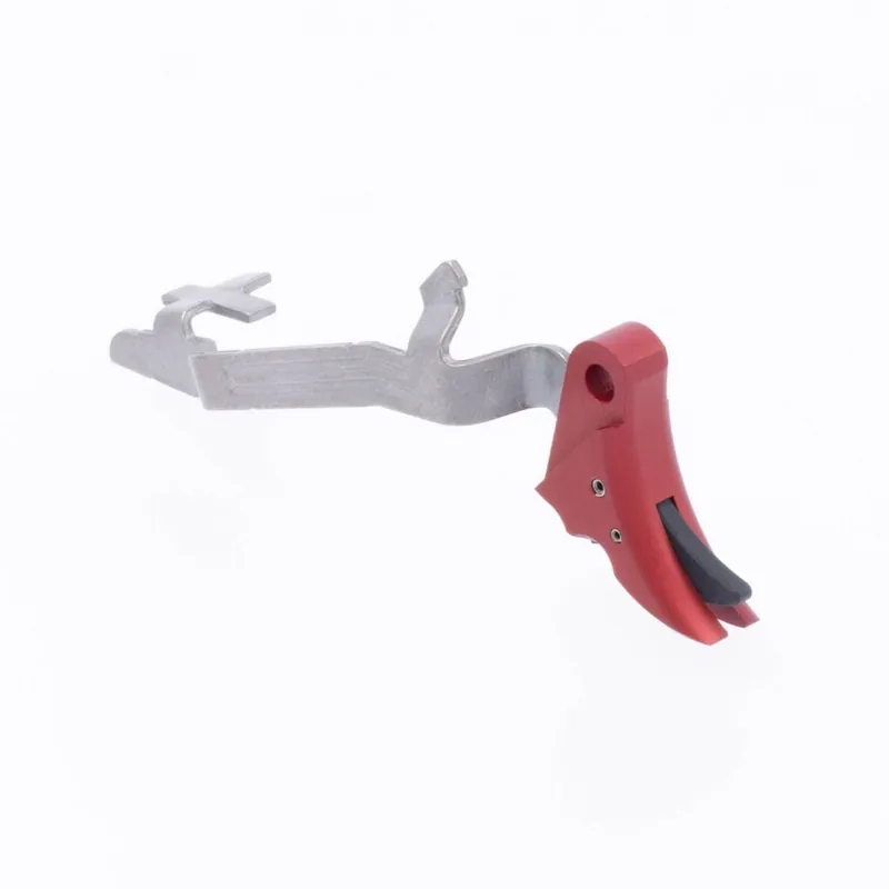 TRIGGER ASSEMBLY, PERFORMANCE, GLOCK, GEN 5, CURVED TRIGGER, RED/BLACK SAFETY