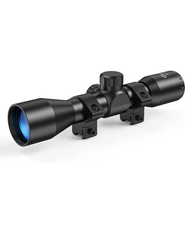 CVLIFE FoxSpook 4×32 Compact Rifle Scope Crosshair Optics Hunting Scope – Global