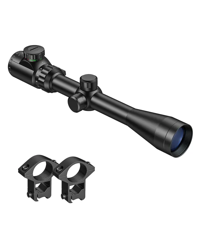 CVLIFE FoxSpook 3-9×40 Rifle Scope Dual Illuminated Optical Scope with 11mm Free Mounts