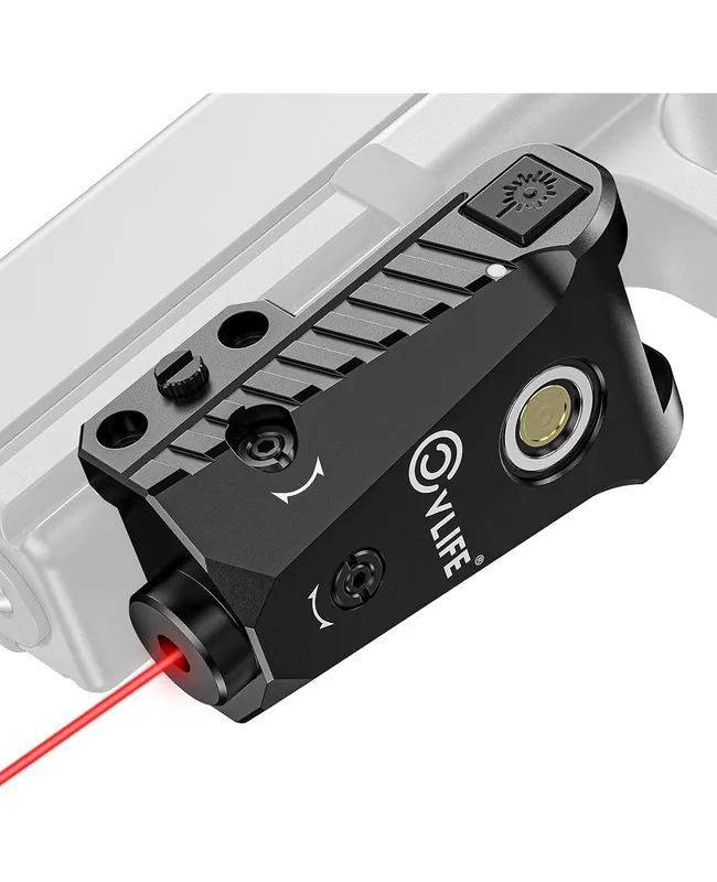 CVLIFE Red/Green Laser Sight Compatible with Low Profile Picatinny Rail