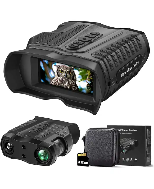 CVLIFE BearPower Night Vision Binoculars Goggles with IR 10x Optical Zoom 4000mAH [Pre-Sale]