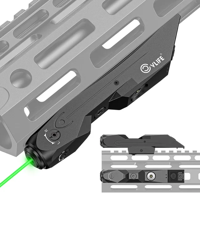 CVLIFE Green/Red Laser Sight Compatible with M-Lok and Picatinny Rail