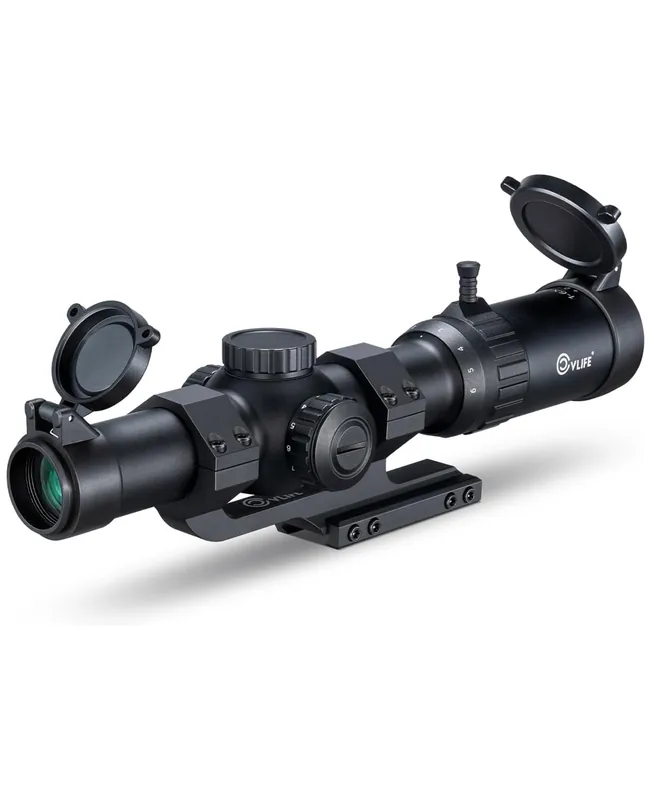 CVLIFE EagleBlaze 1-6X24 Scope with 30mm Cantilever Mount