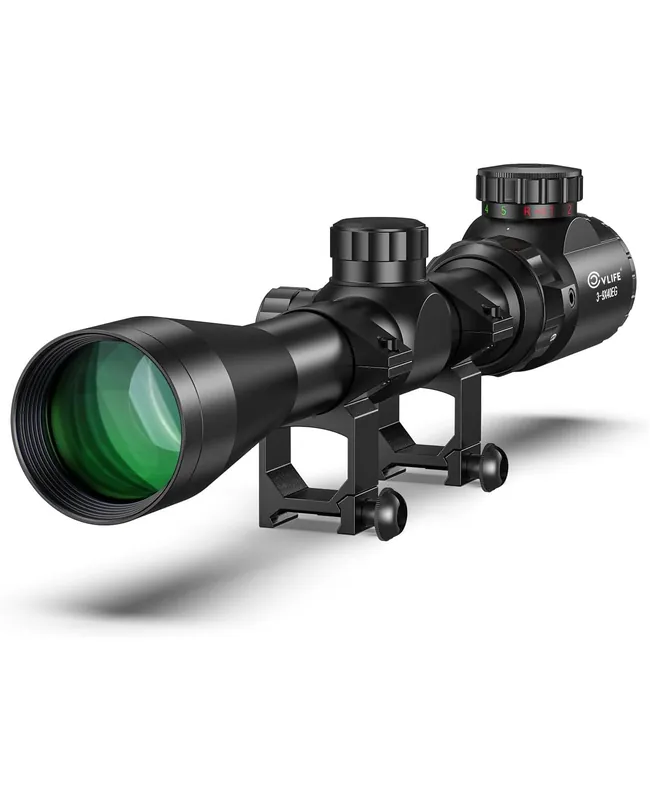 CVLIFE FoxSpook 3-9×40 Rifle Scope, Mil-dot Reticle Scope for Hunting with 20mm Piactinny