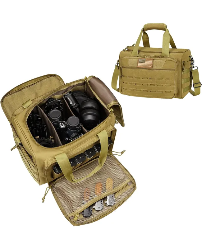 CVLIFE 14.57×9.25×10.24 Inches Pistol Shooting Range Duffle Bag