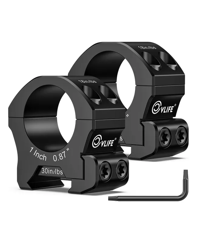 CVLIFE Precision 1 Inch Scope Rings Mount – 2 Pieces