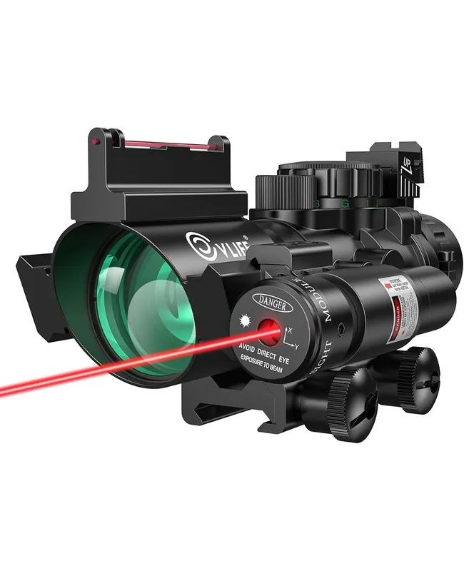 CVLIFE JackalHowl 4×32 Prism Tactical Compact Rifle Scope