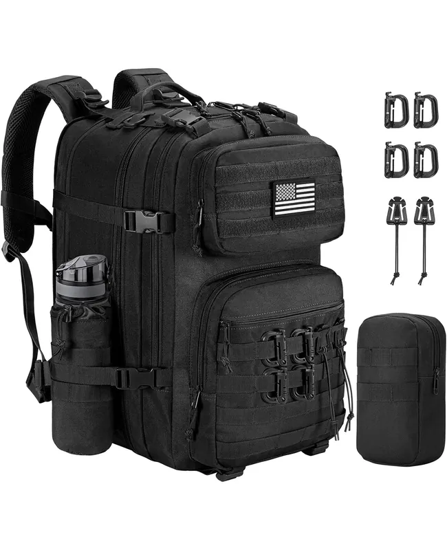 CVLIFE 60L-50L Large Tactical Backpack