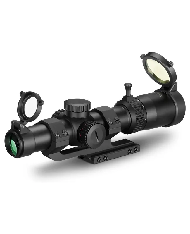 CVLIFE EagleFeather 1-6×24 LPVO Rifle Scope -BDC/Circle Dot Reticle
