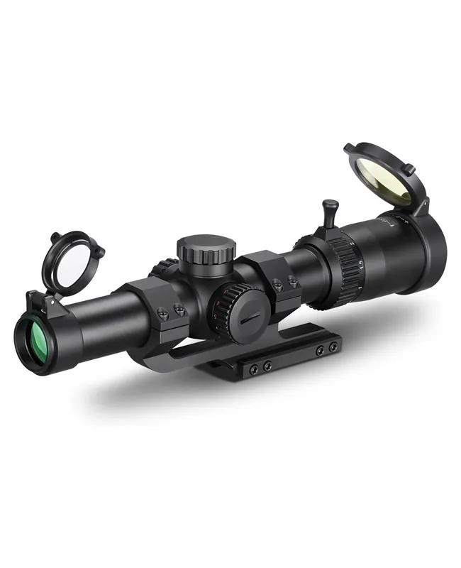 CVLIFE EagleFeather 1-8×24 LPVO Rifle Scope -BDC/Circle Dot Reticle