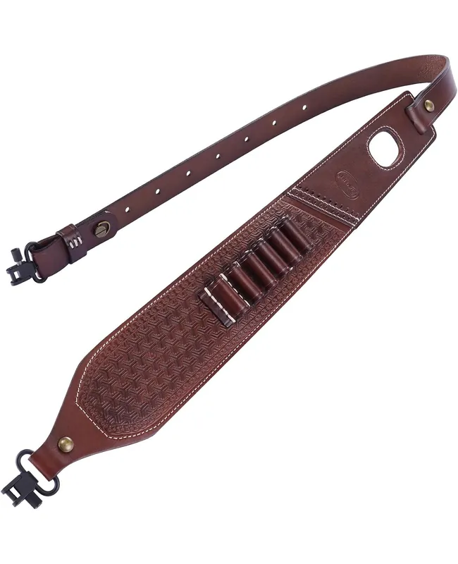 CVLIFE Gun Sling Vintage Leather Two Point Sling