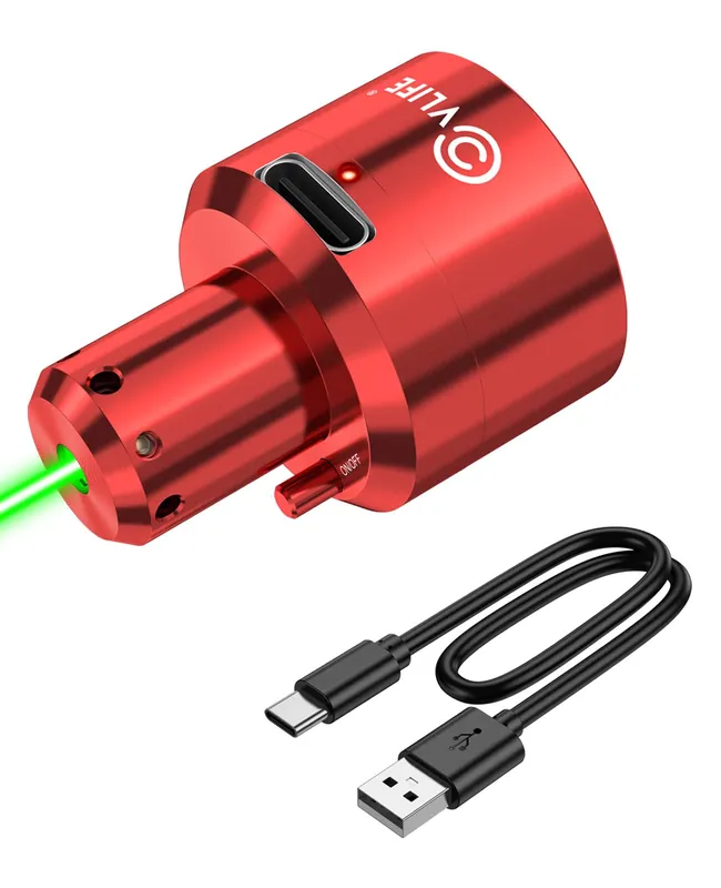 CVLIFE Rechargeable Green/Red Laser Bore Sight