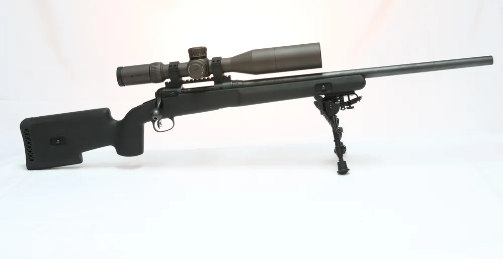 Tactical Savage Short Action Detachable Mag With Mag Release On Stock