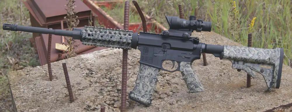 Zombie Camo AR15 M4 Telescoping Hardwear Kit