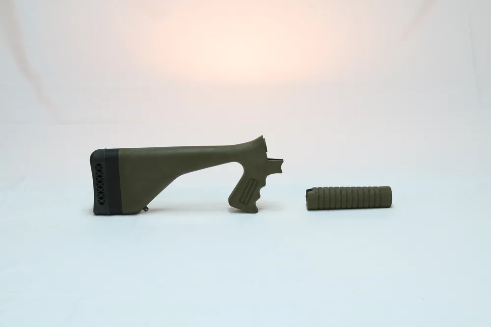 Mossberg 500 Mark 5 Green Pistol Grip Stock and Short Forend Set