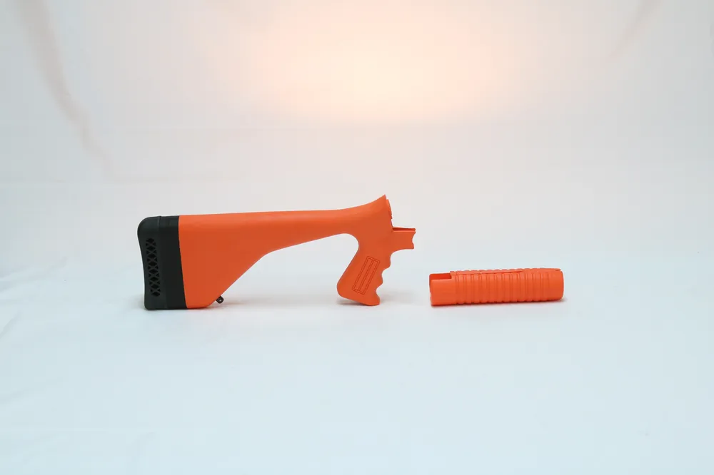 Mossberg 500 Mark 5 Pistol Grip Orange Stock and Short Forend