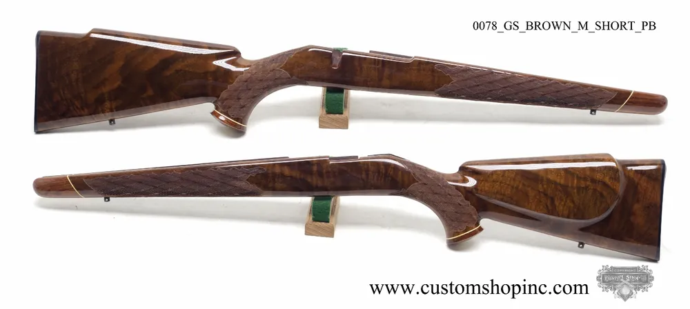 Browning Belgium Factory Original Medallion Gun Stock For Short Action Pencil Barrel, Calibers. Like