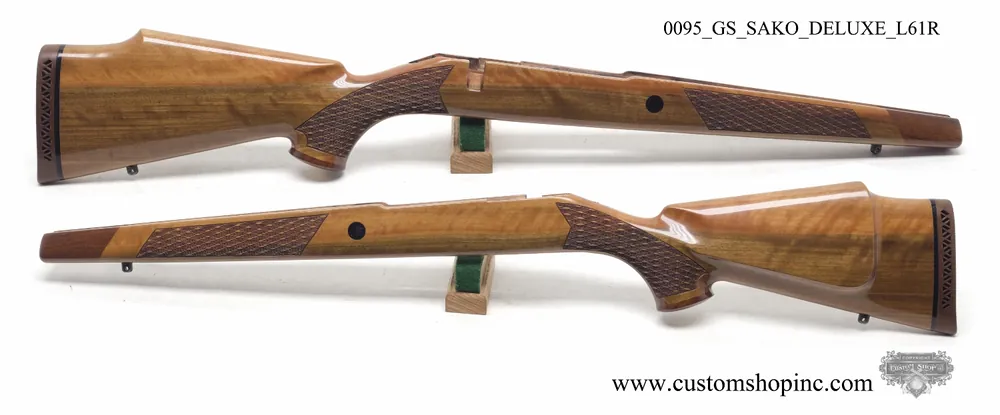 Factory Original Sako Deluxe L61R Gun Stock. Fits Magnum Calibers. Excellent Condition.