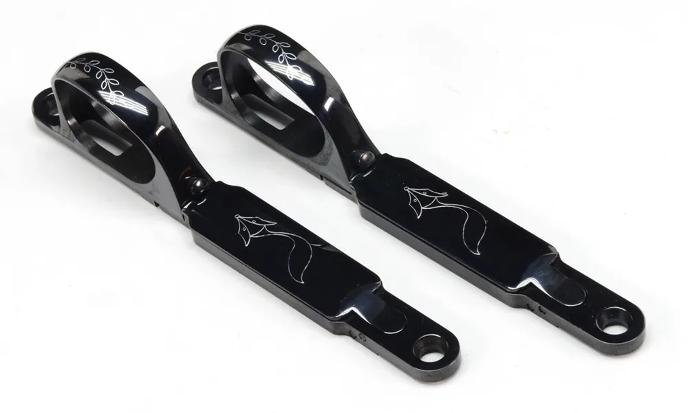Sako AI Factory Deluxe Trigger Guard And Floor Plate. High Gloss Blue. Vixen Inlay. New Old Stock