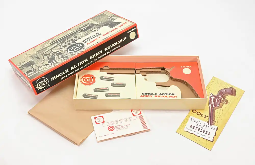 Colt SAA Stage Coach 5 1/2 Inch Insert 1964-1976 Box And Paperwork. Brand New
