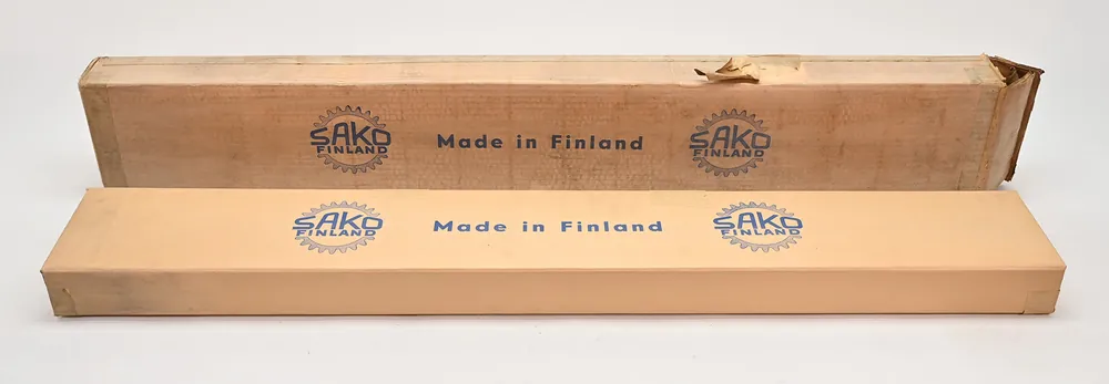 Sako Forester Inner And Outer Boxes. Firearms International Vintage