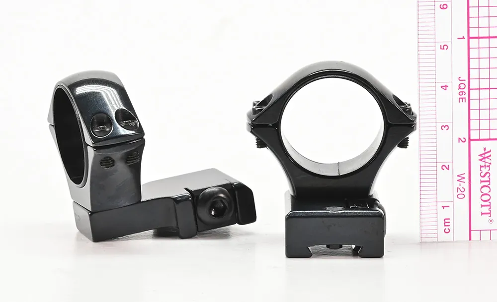 Optilock Scope Mount Rings And Bases. Low Extended (30.5mm). Excellent Condition
