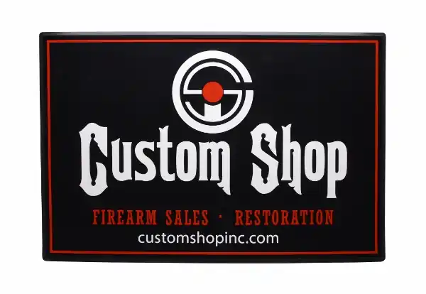 Custom Shop Logo Counter Mat. As Seen On TV!