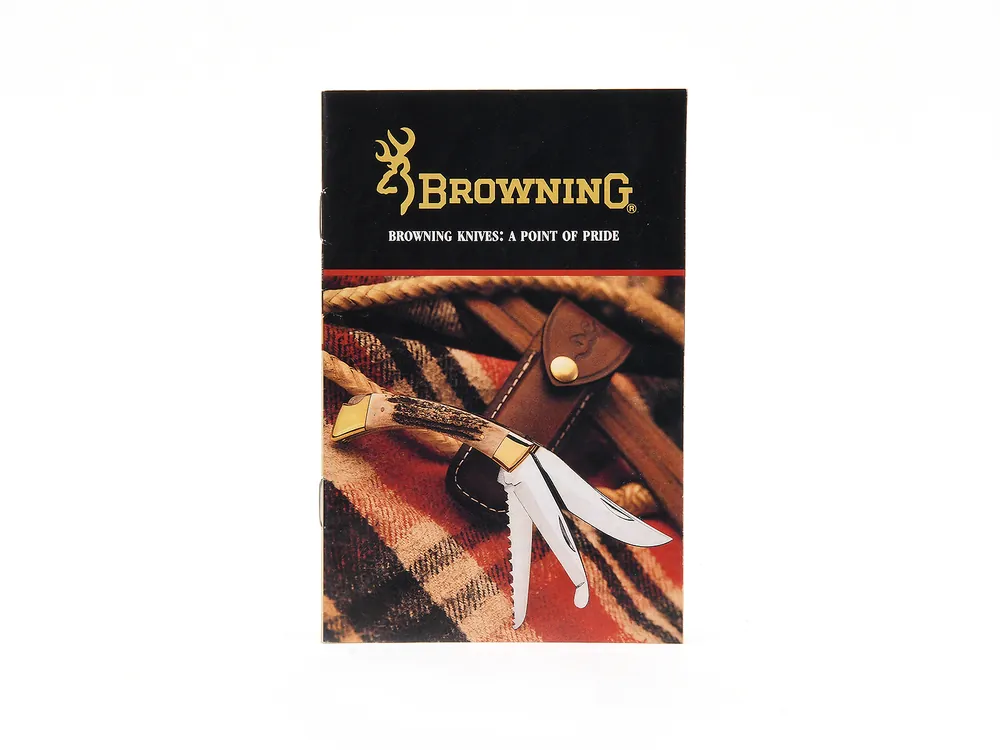 Original 1990s Browning Knives Booklet