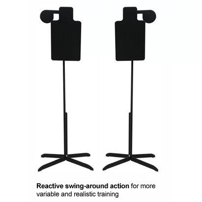 Action Target Reactive Swing Around Portable Hostage Target