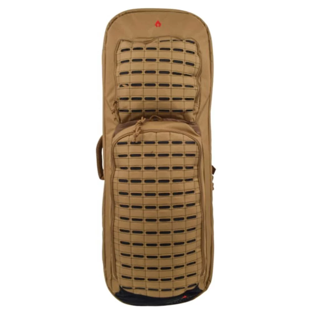 Advance Warrior Solutions Frame 36″ Rifle Case Tan with Backpack Straps