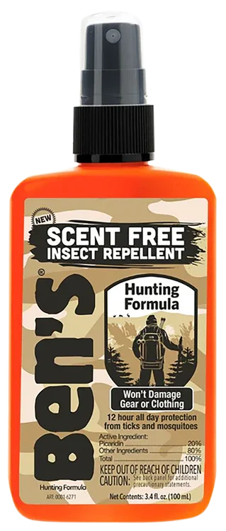 Adventure Medical Kits Ben's Hunting Formula Unscented 3.40 oz Spray Repels Mosquitos/Ticks Effective Up to 12 hrs